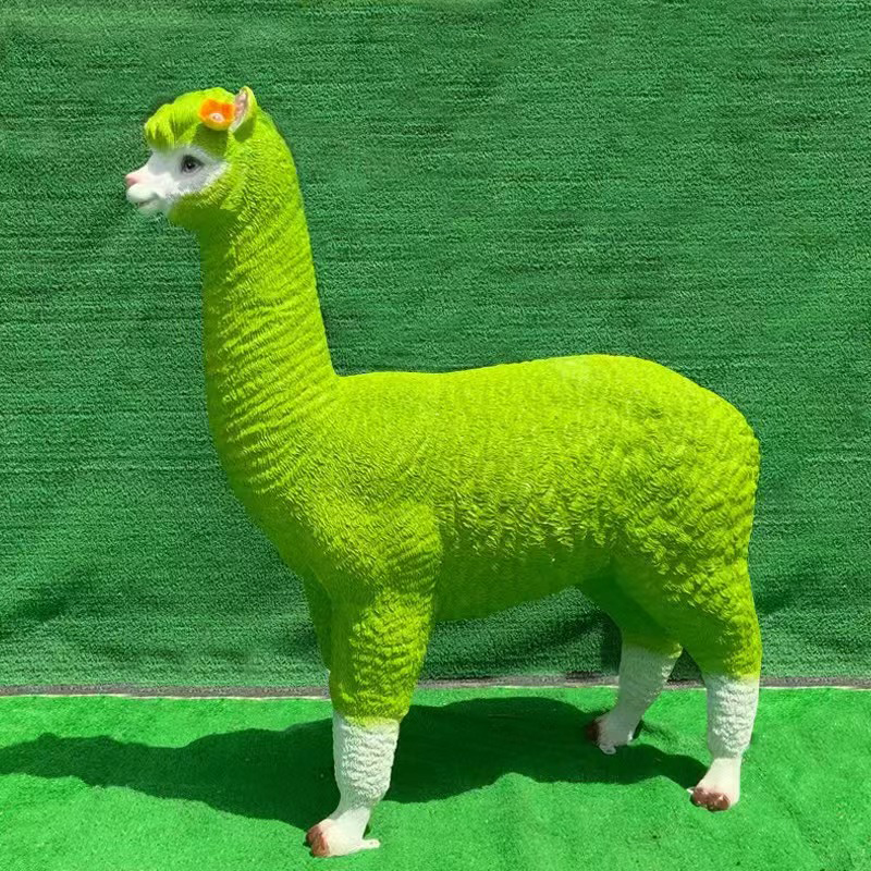 Alpaca Garden Ornament