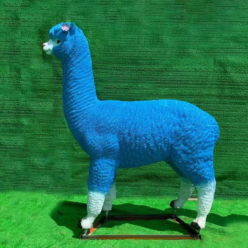 Alpaca Garden Ornament