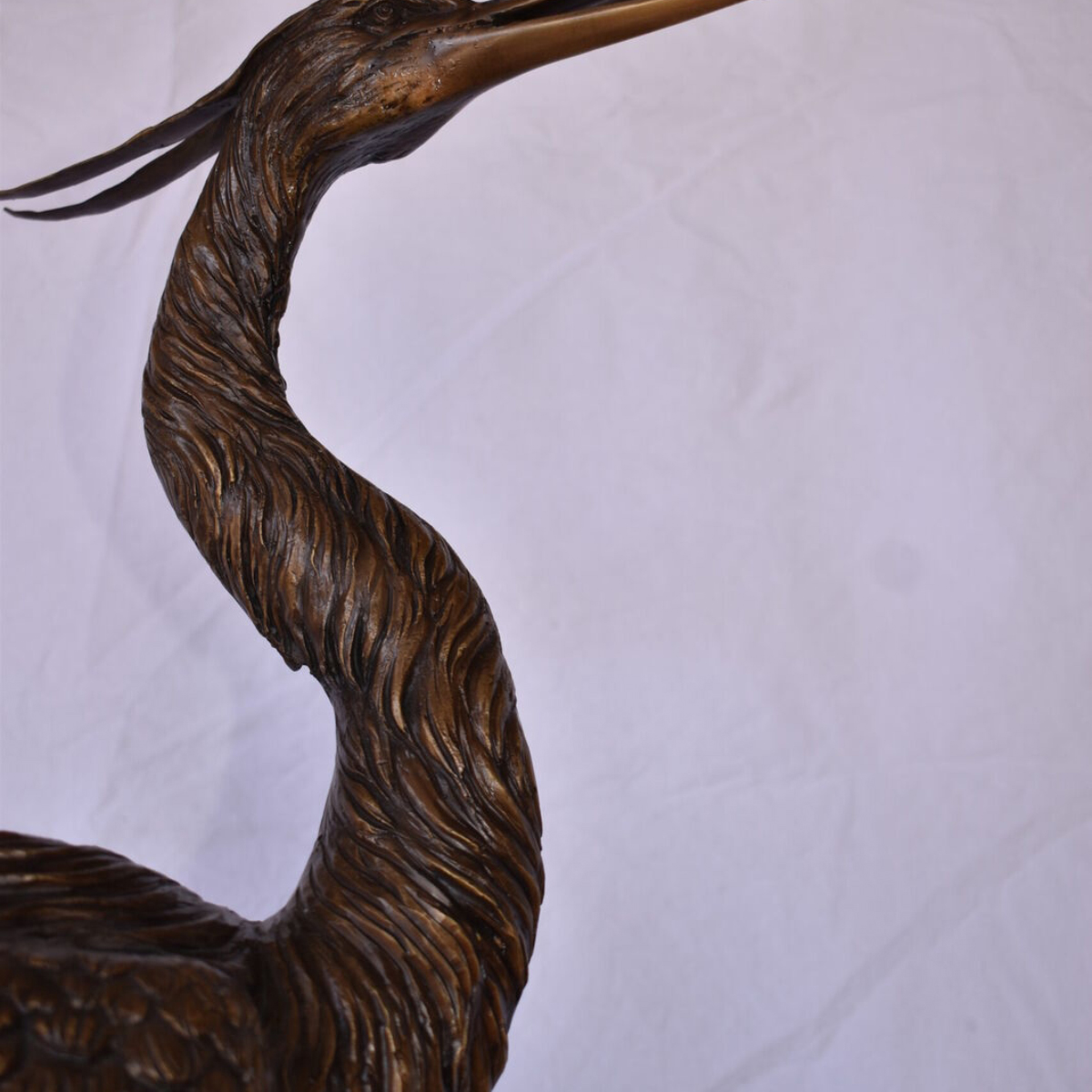 Blue Heron Bronze Sculptures