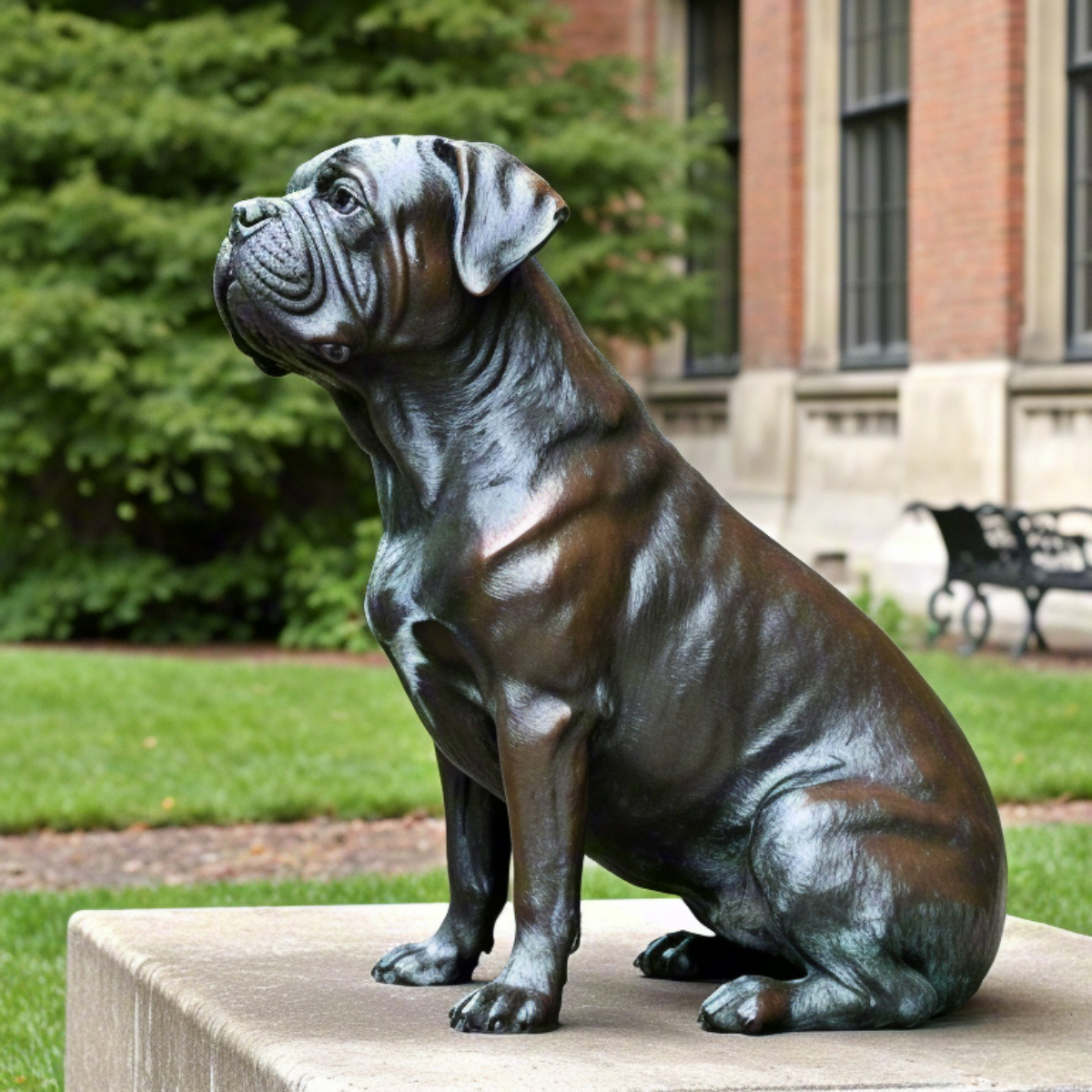 Boxer Dog Sculpture