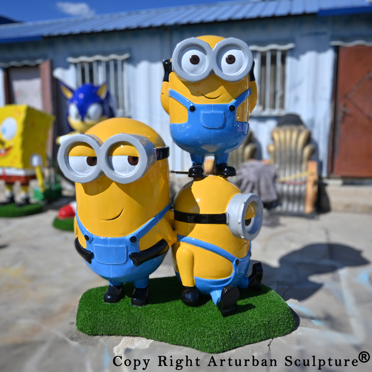 Despicable Me 3 Statues