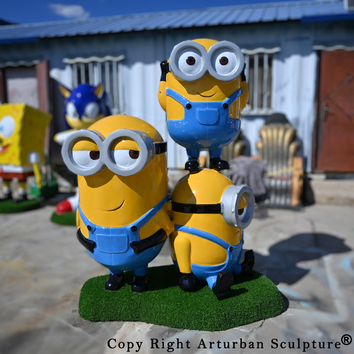 Despicable Me 3 Statues