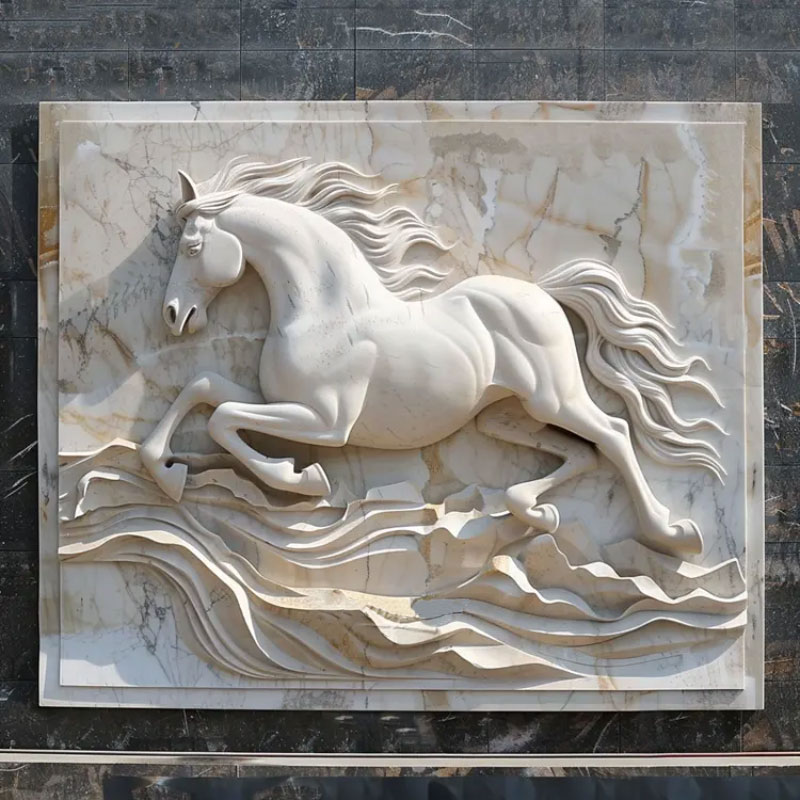 Galloping of a Horse Relief