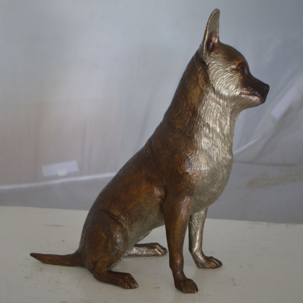 Life Size Chihuahua Statue