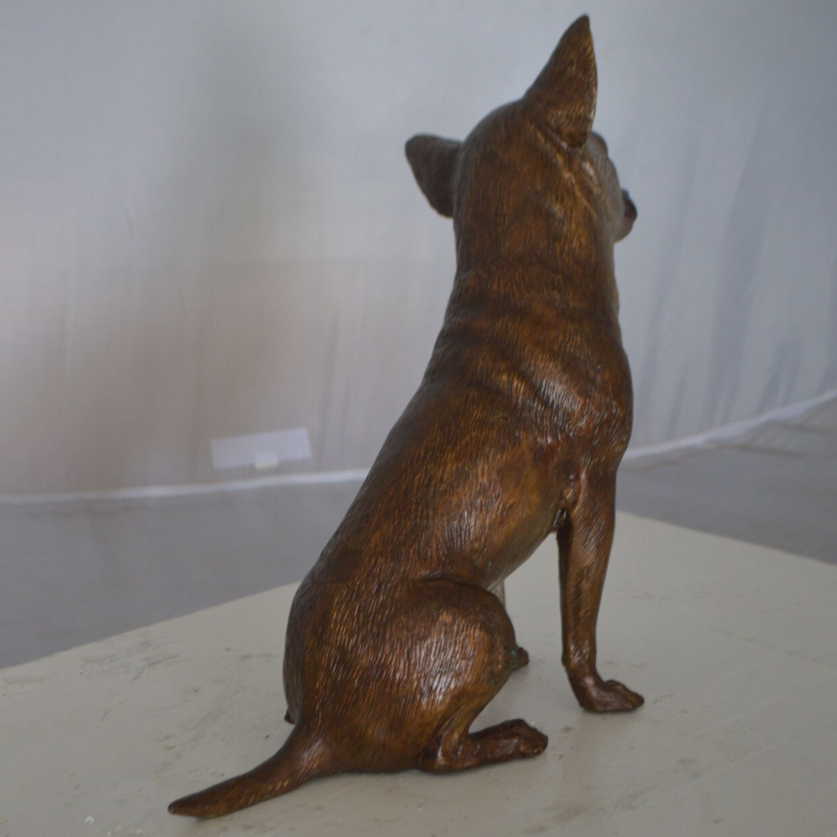 bronze Chihuahua Statue