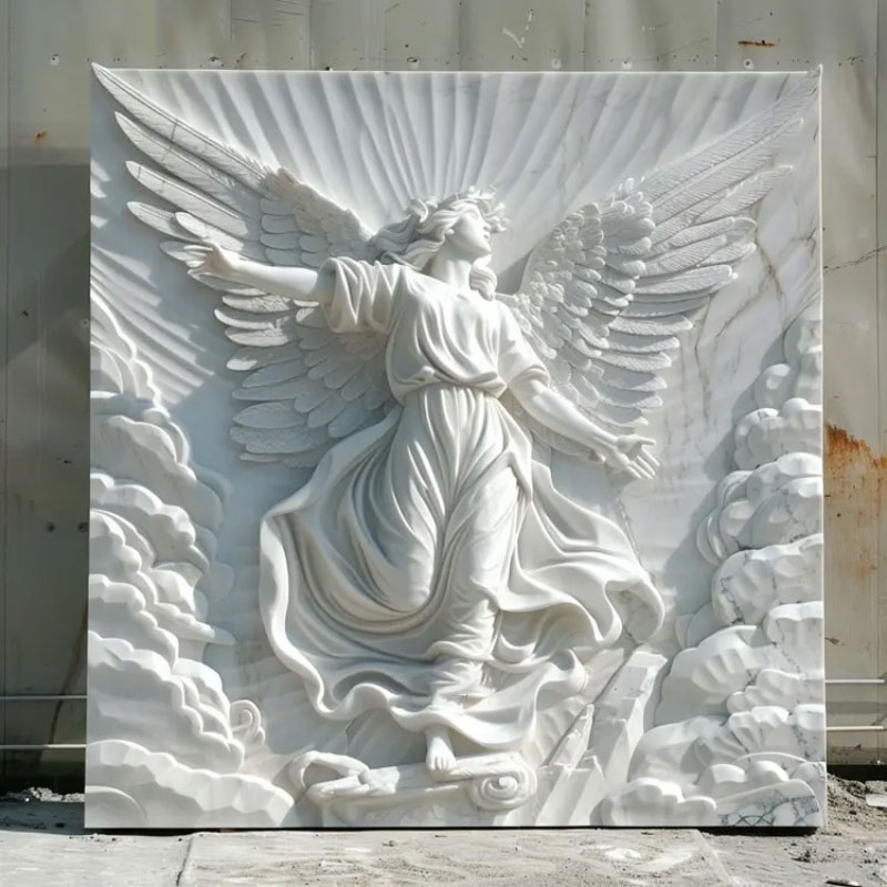 Marble Angel Relief