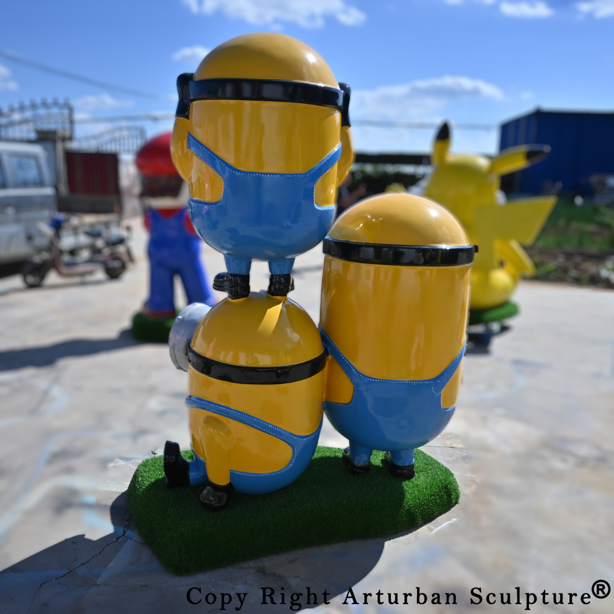 Large Minion Statue Life Size for Sale