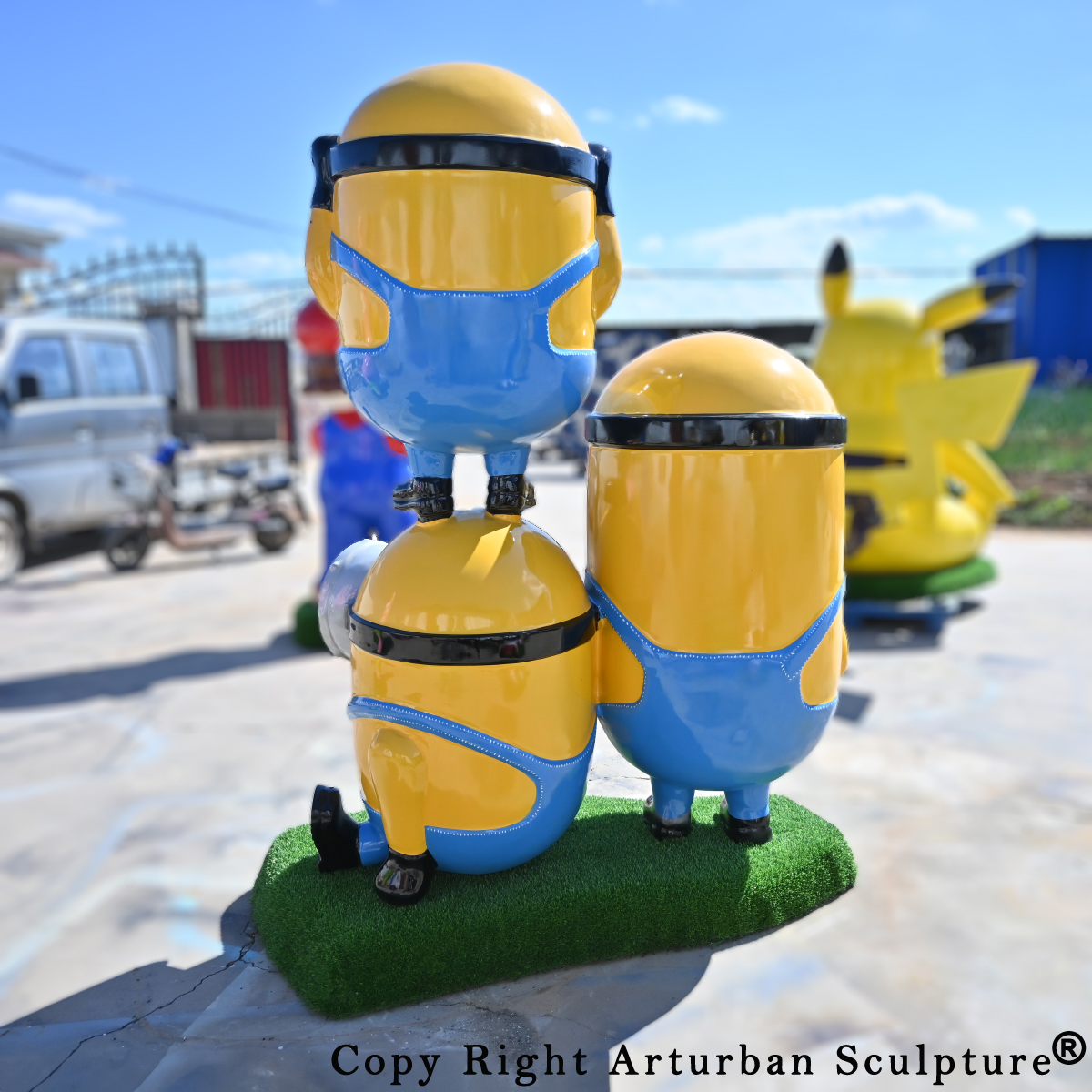 Large Minion Statue Life Size for Sale