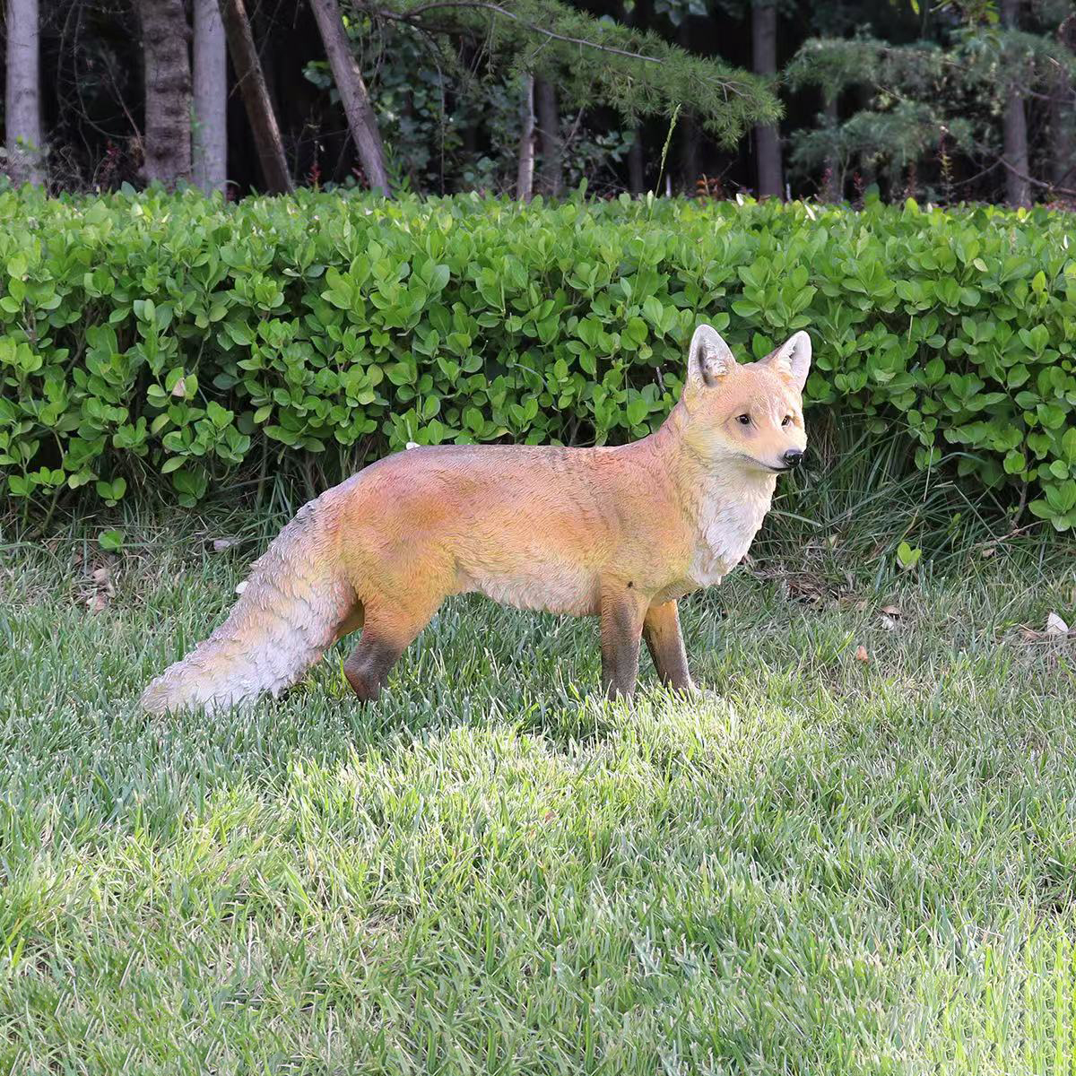 Outdoor Fox Garden Statue