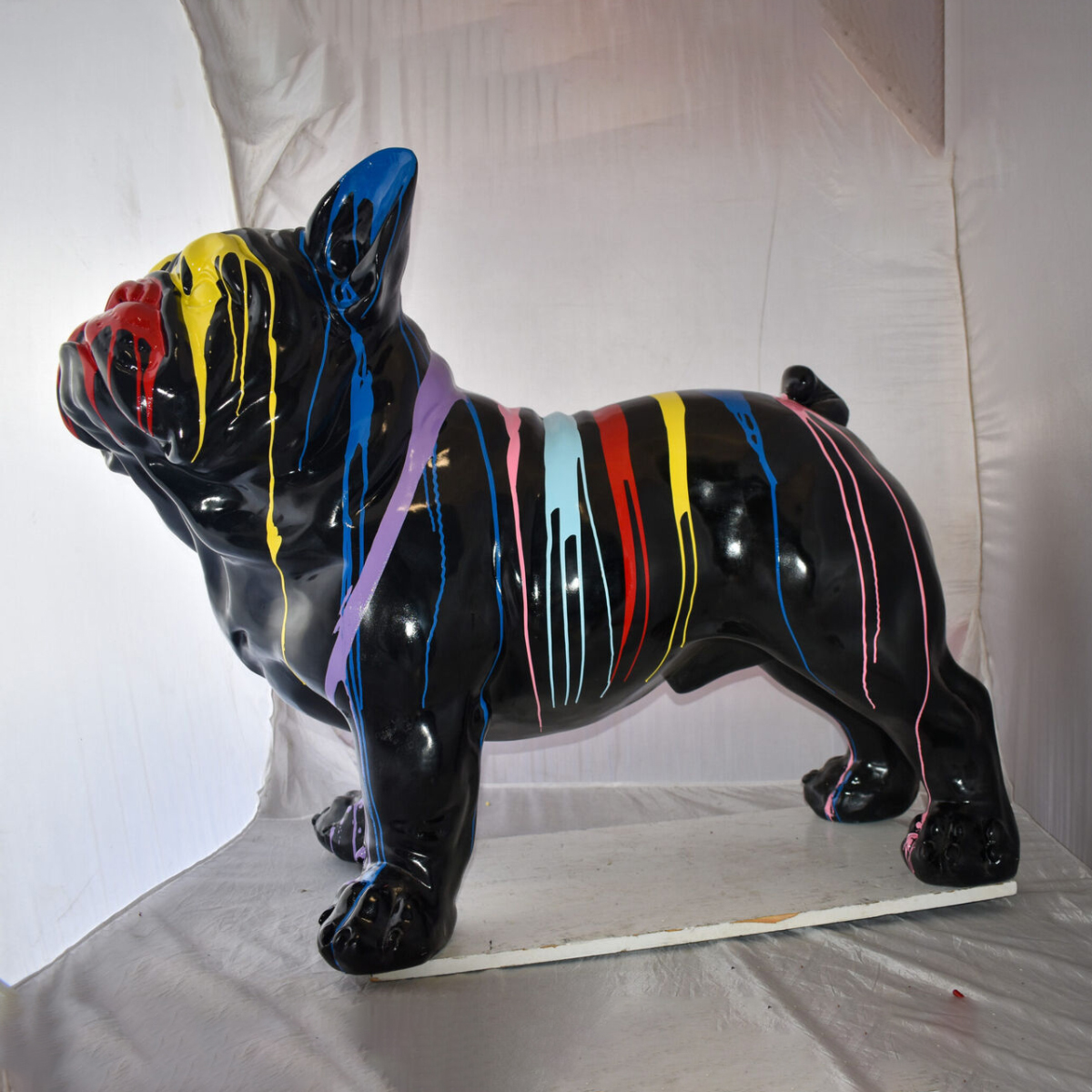 Resin French Bulldog Statue