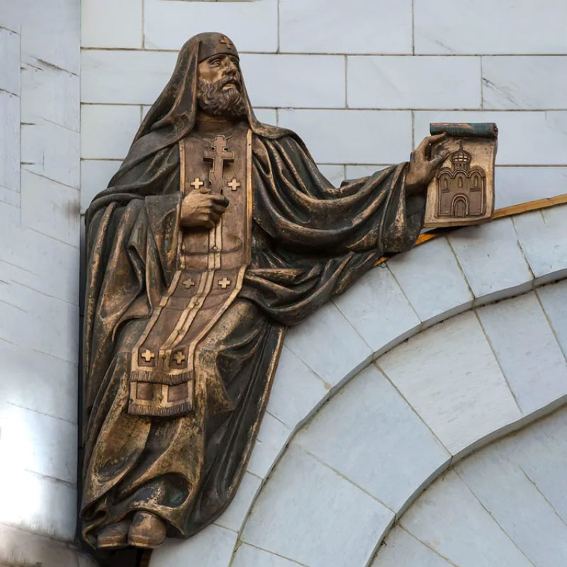 Russian Orthodox Clergy High Relief