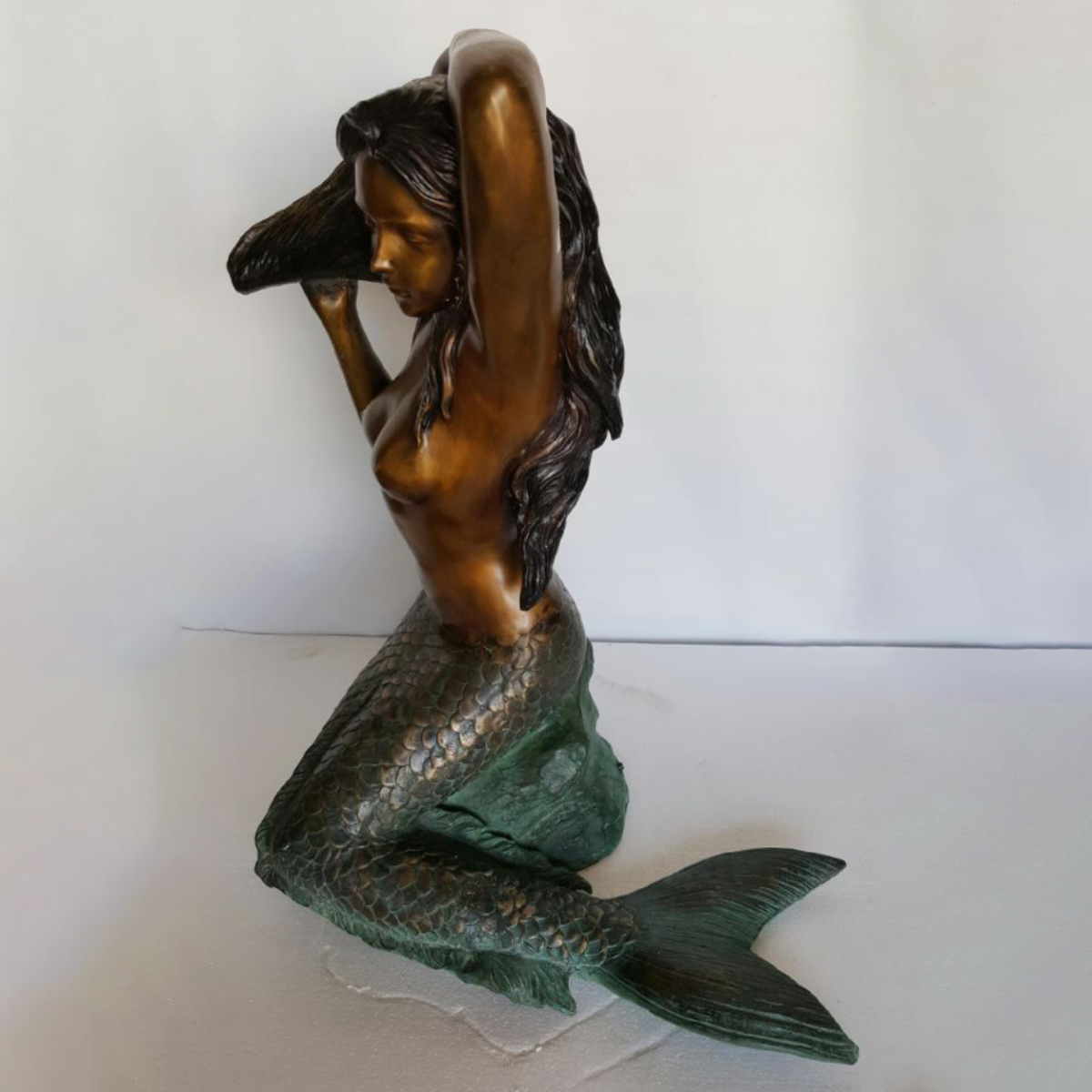 Sitting Mermaid Statue