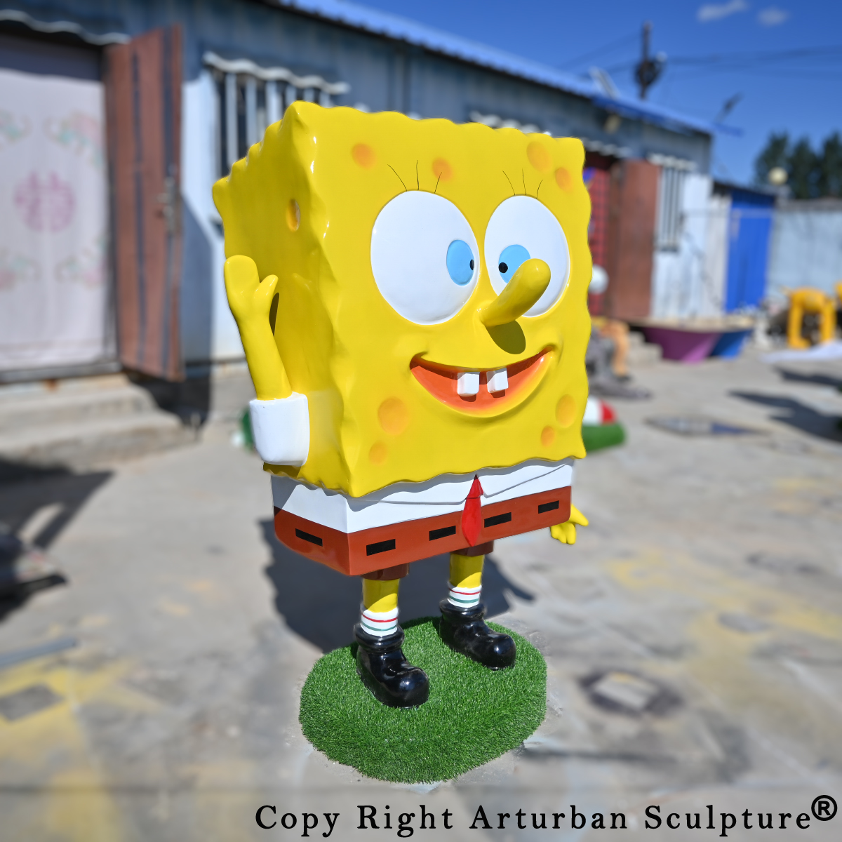 Spongebob Garden Statue