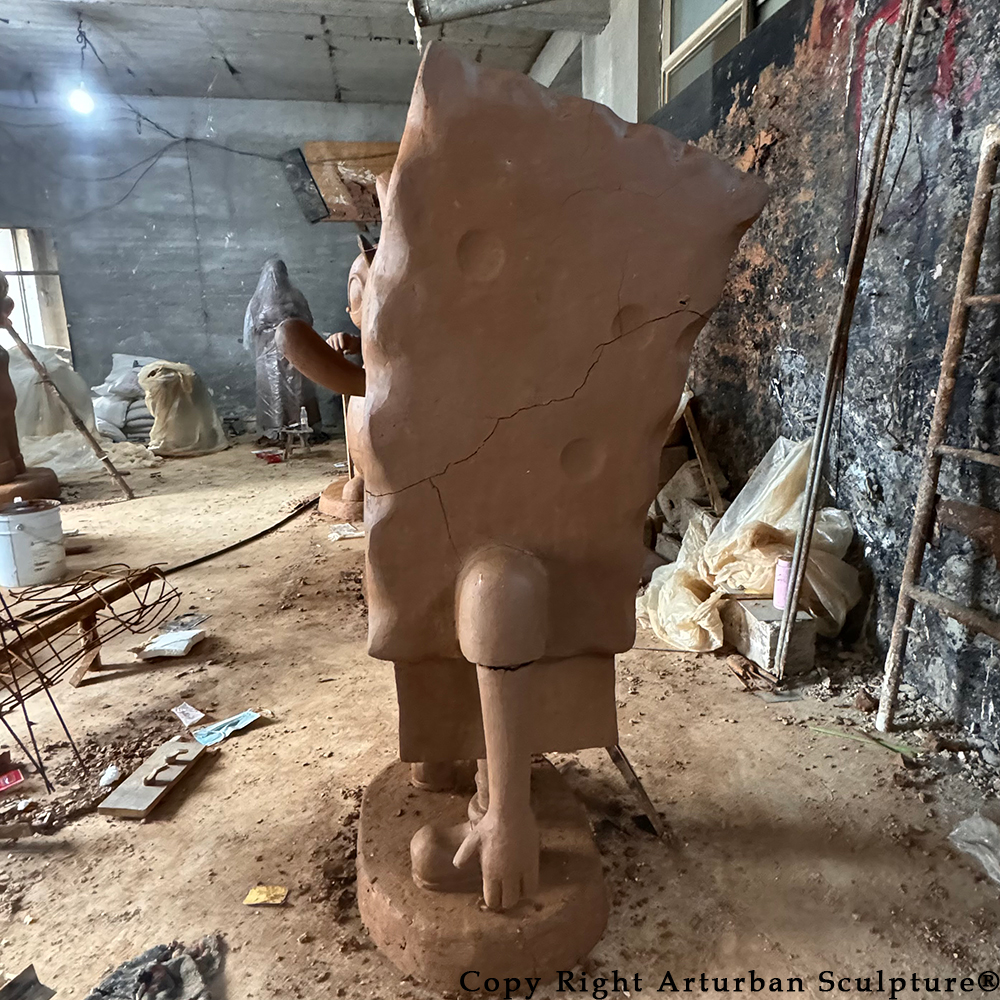 fiberglass SpongeBob statue