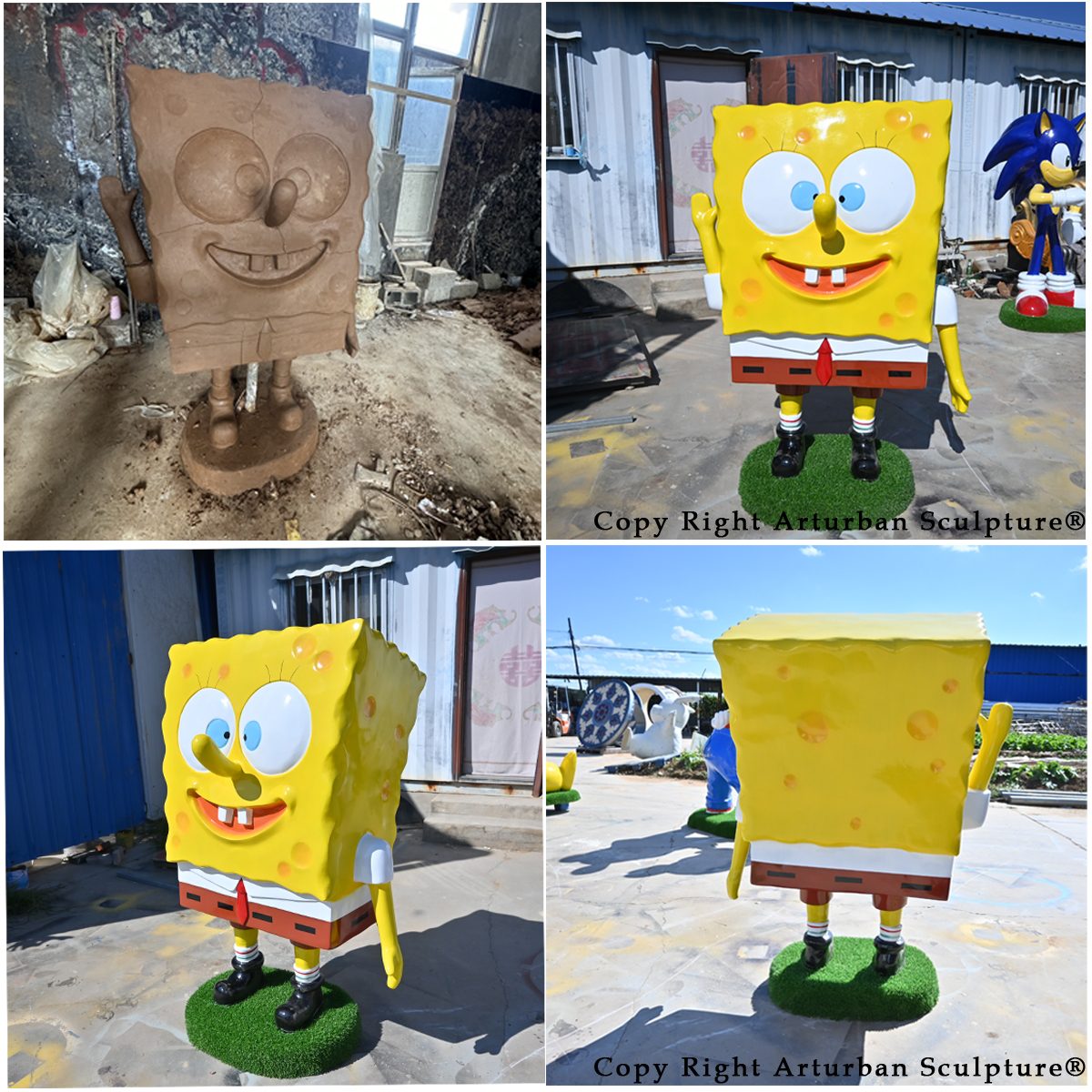 Spongebob statue