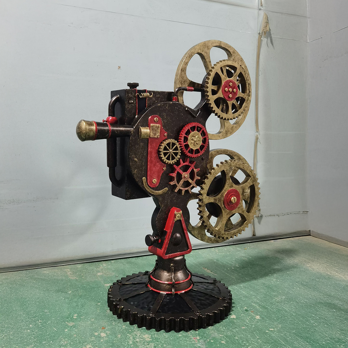 Steampunk Projector Statue