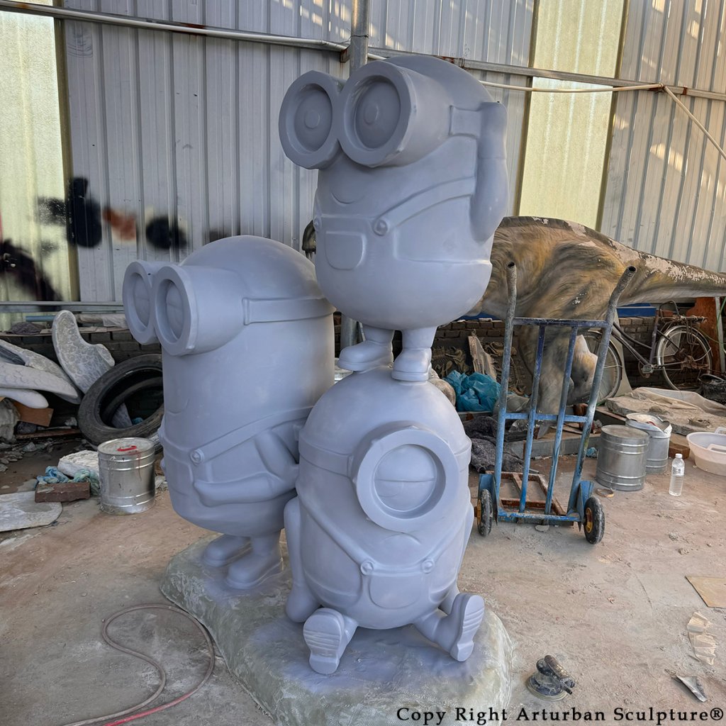 fiberglass minion statue