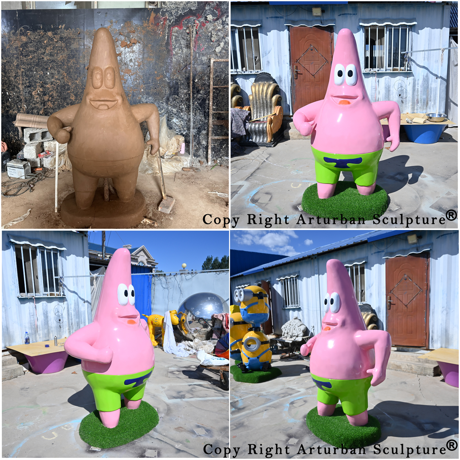 Patrick Star Sculpture