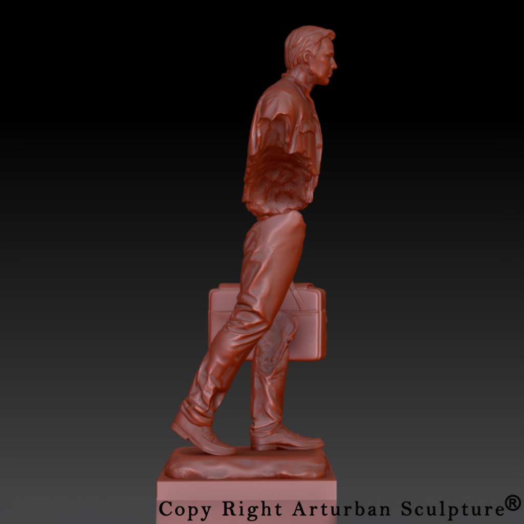 3D design of Bruno Catalano Sculpture