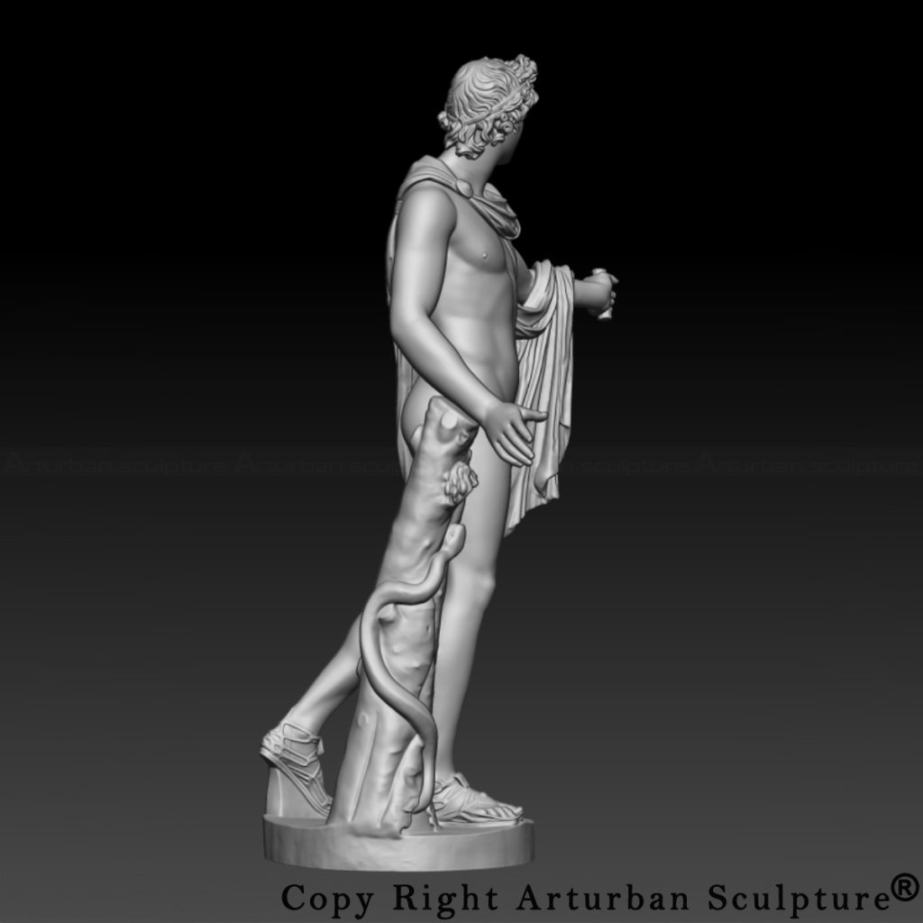 3D Design of Apollo Belvedere Statue