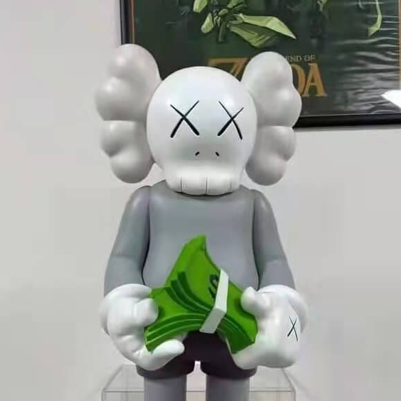 kaws money figure