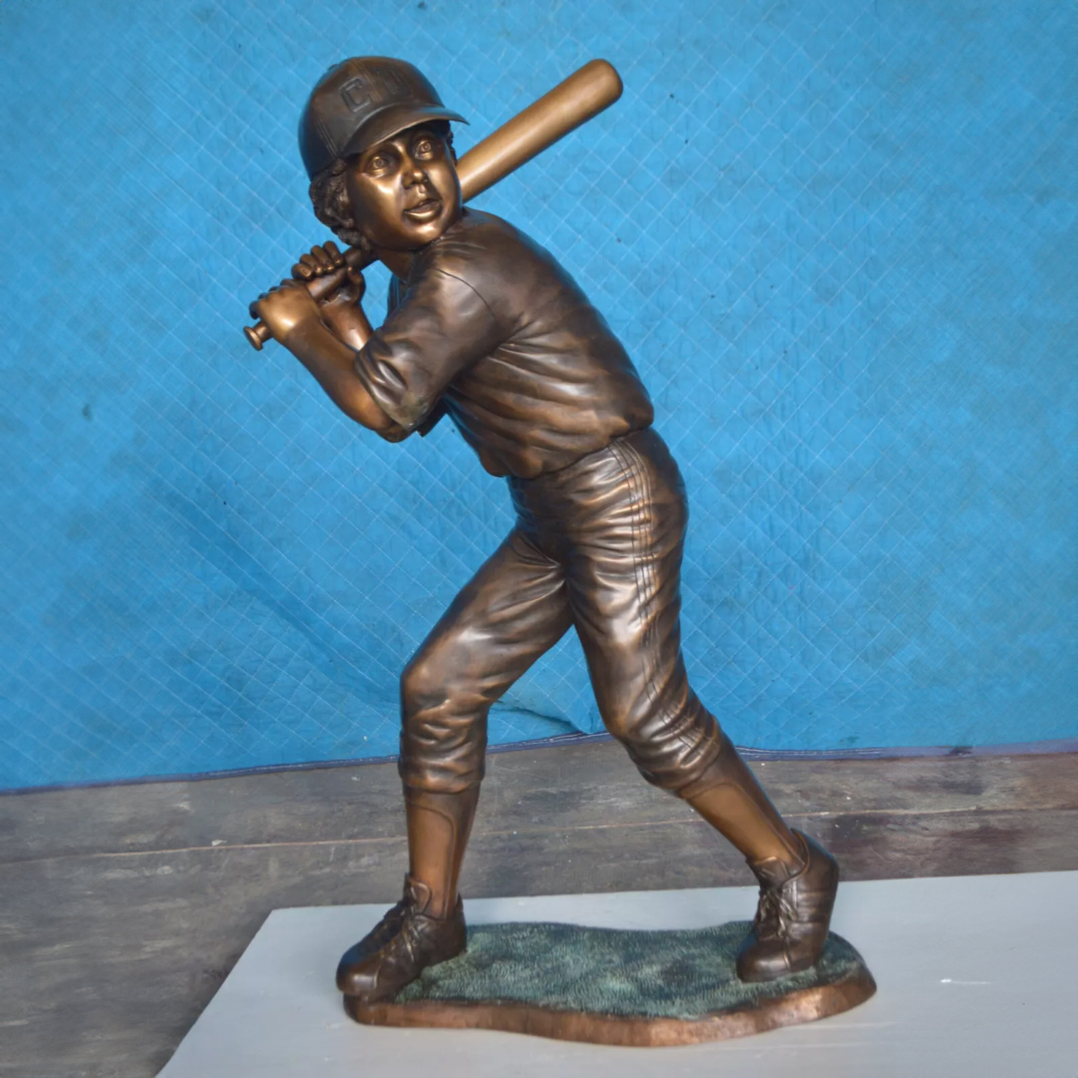 Baseball Boy Statue