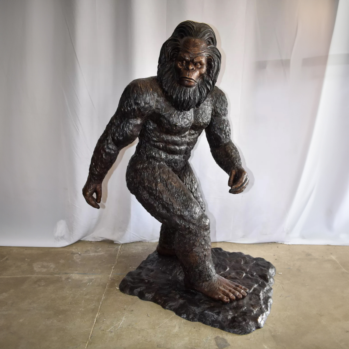 Bronze Bigfoot Statue