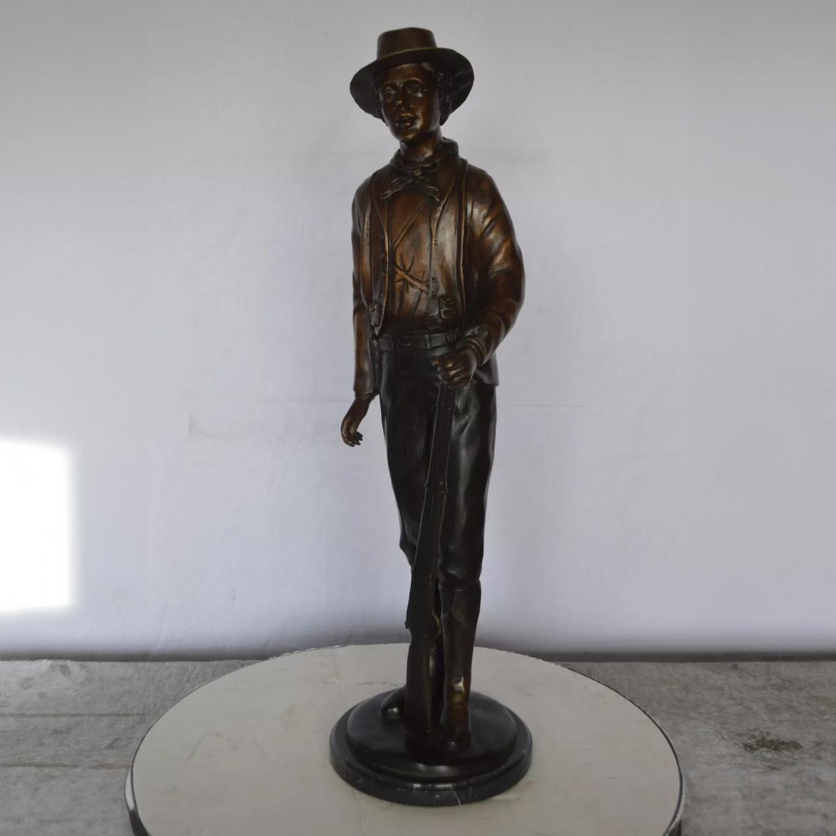 Bronze Statue Cowboy