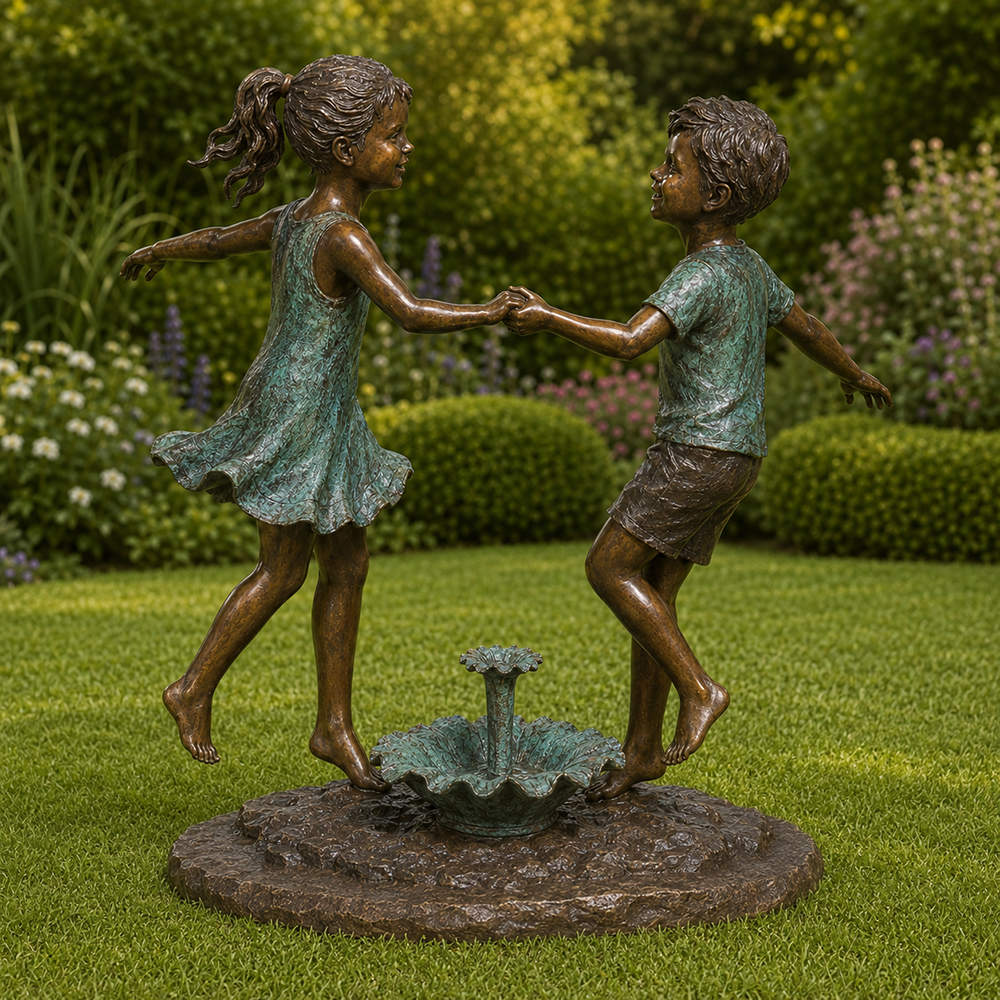 Dancing Boy and Girl Fountain (2)