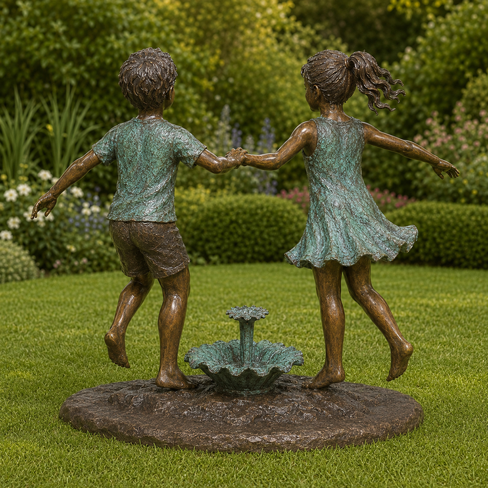 Dancing Boy and Girl Fountain (3)