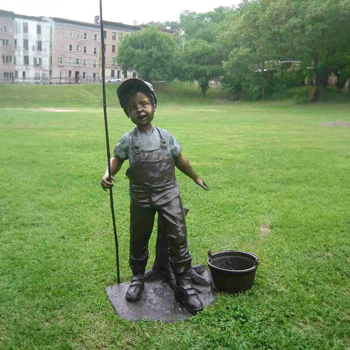 Farmer Boy Statue