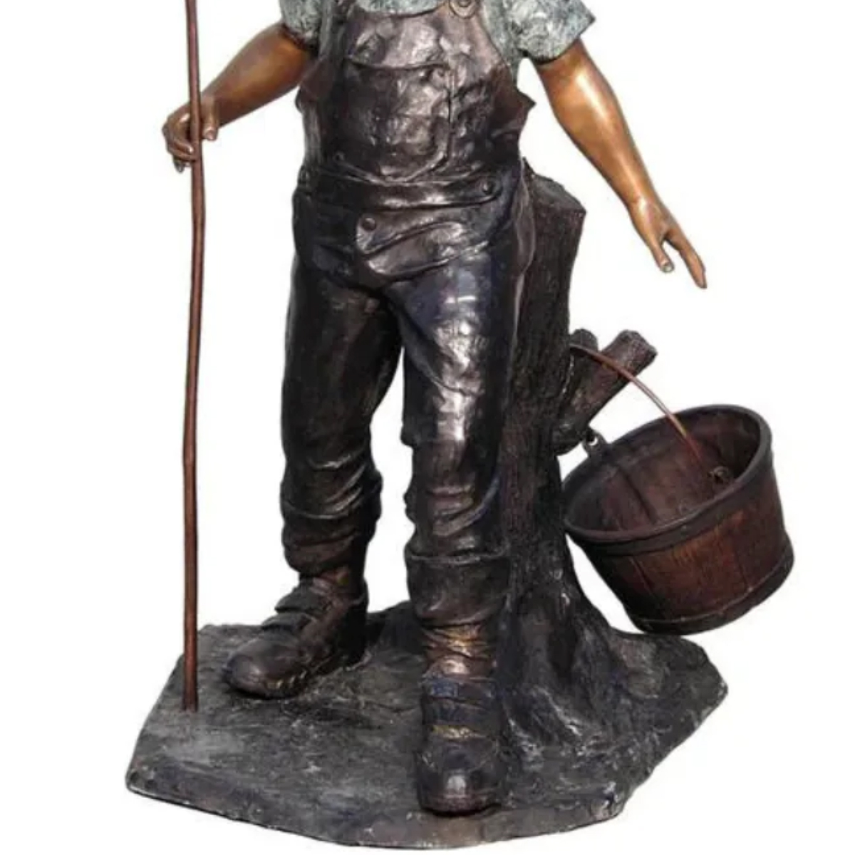 Farmer Boy Statue