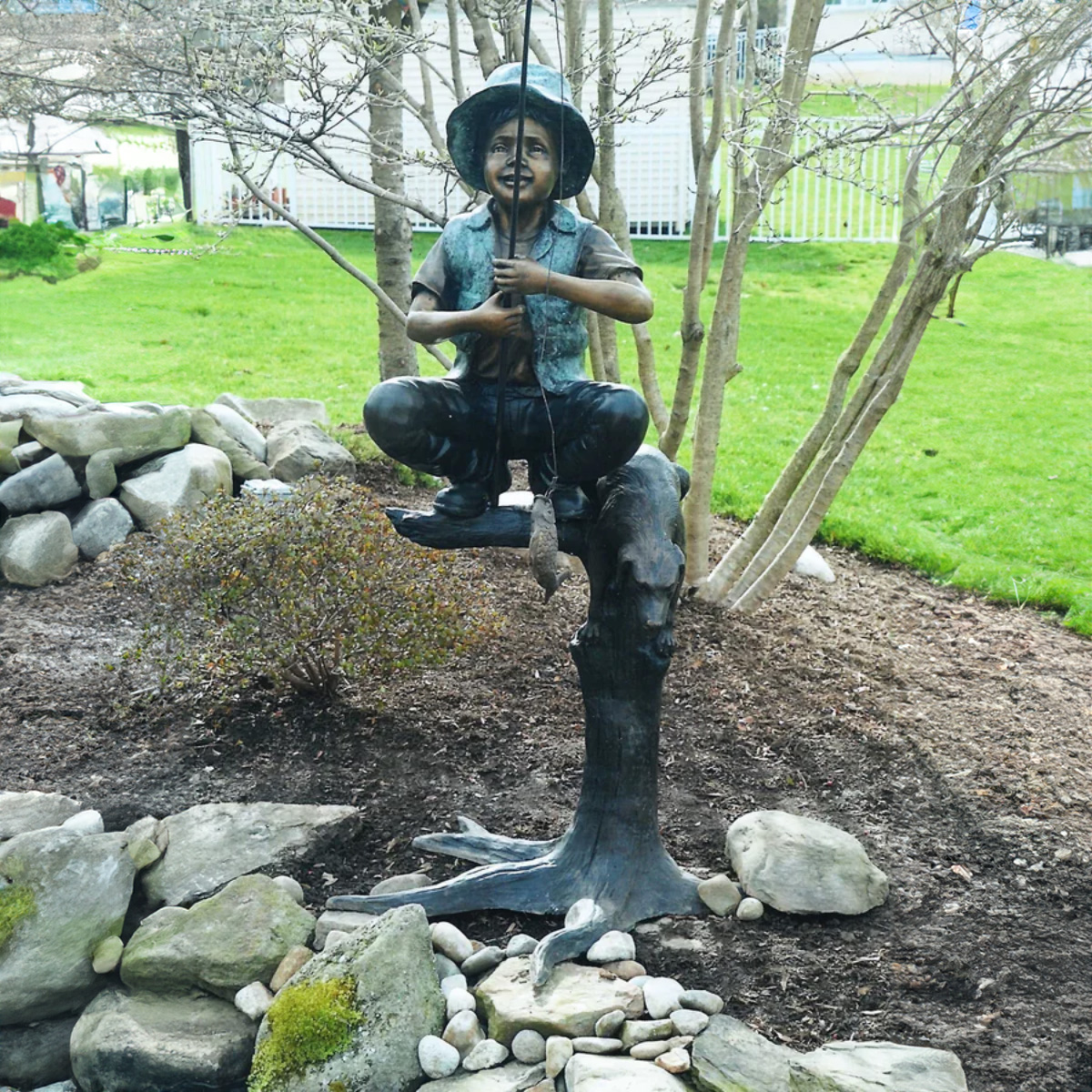 Fisher Boy Statue