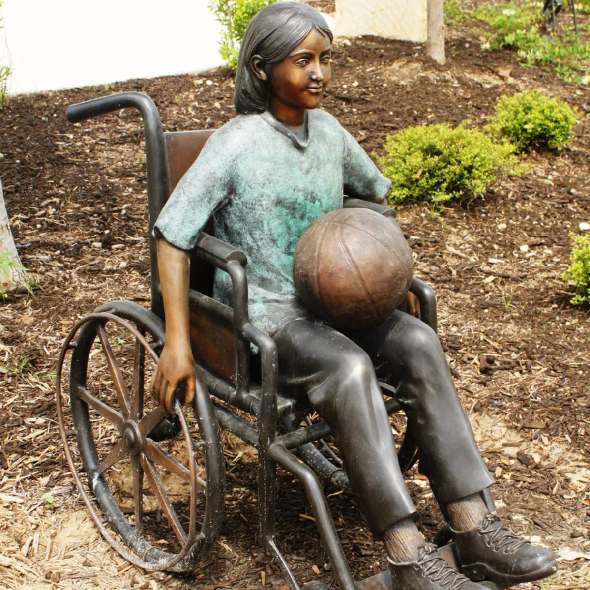 Girl in Wheelchair Sculpture