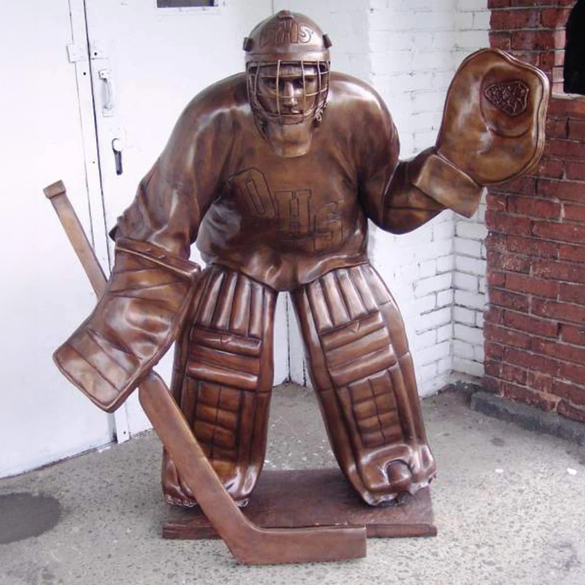 Hockey Goalie Statue