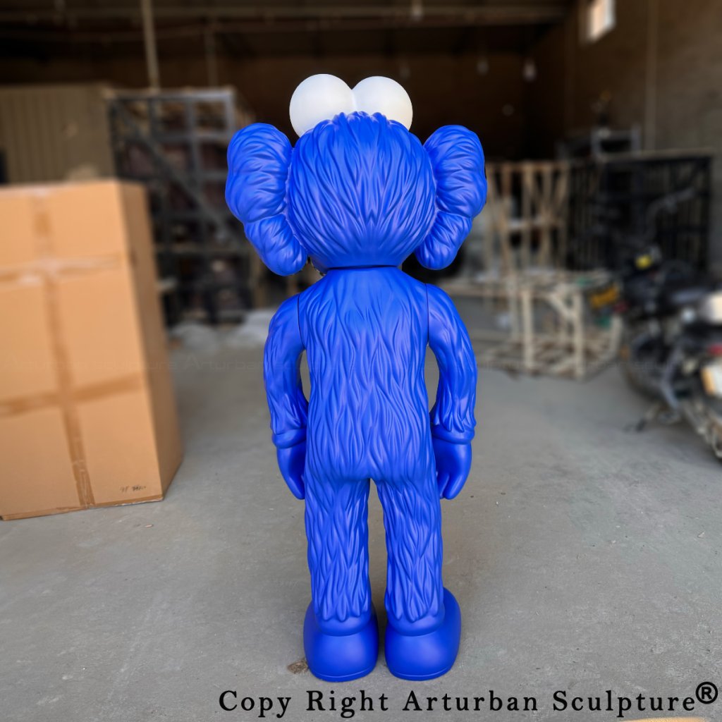 kaws blue statue