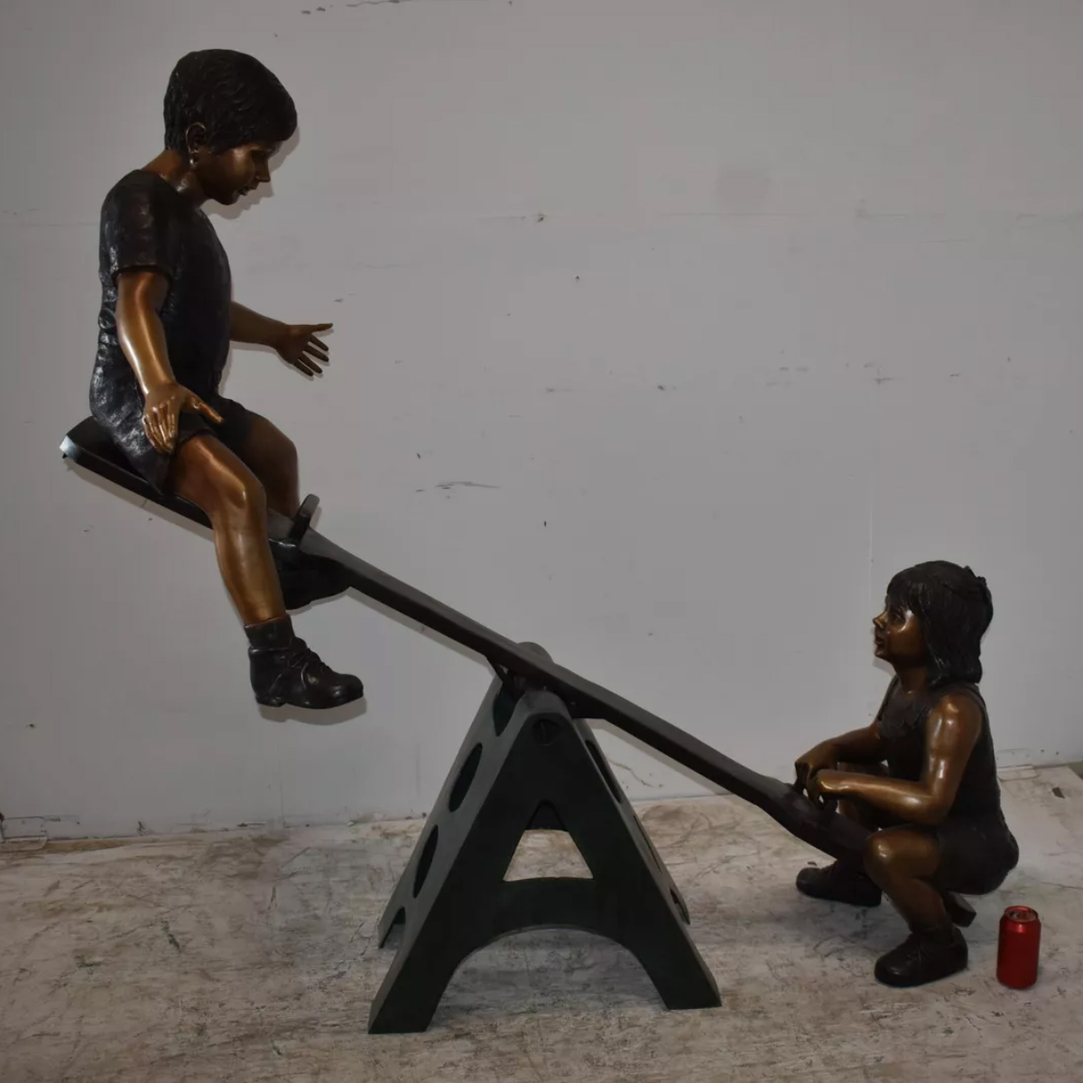 Kids Playing Sculpture