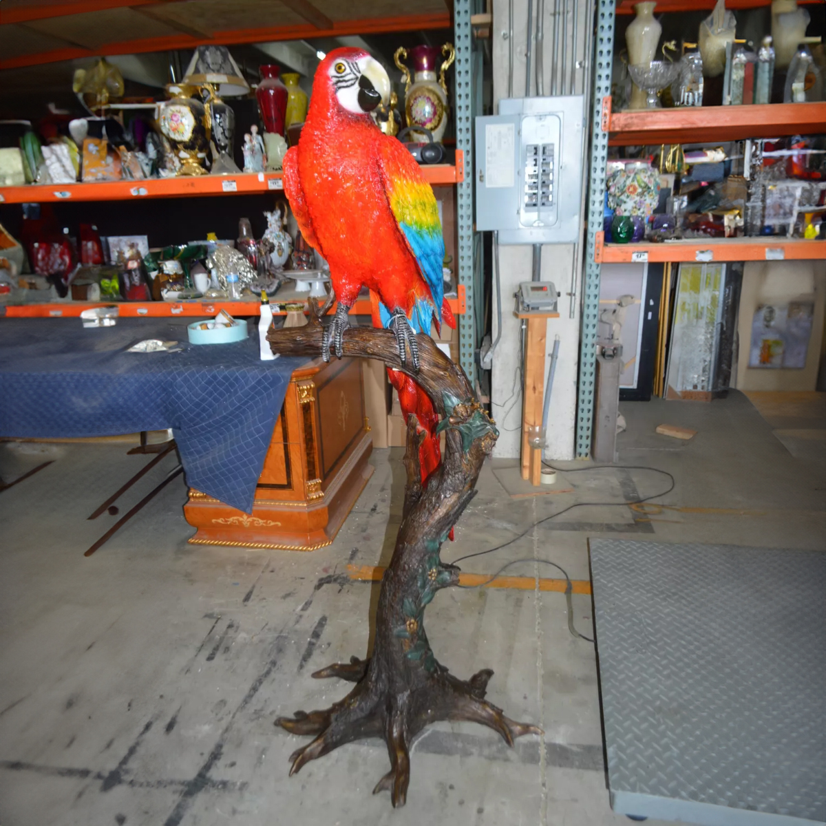 Macaw Parrot Statue