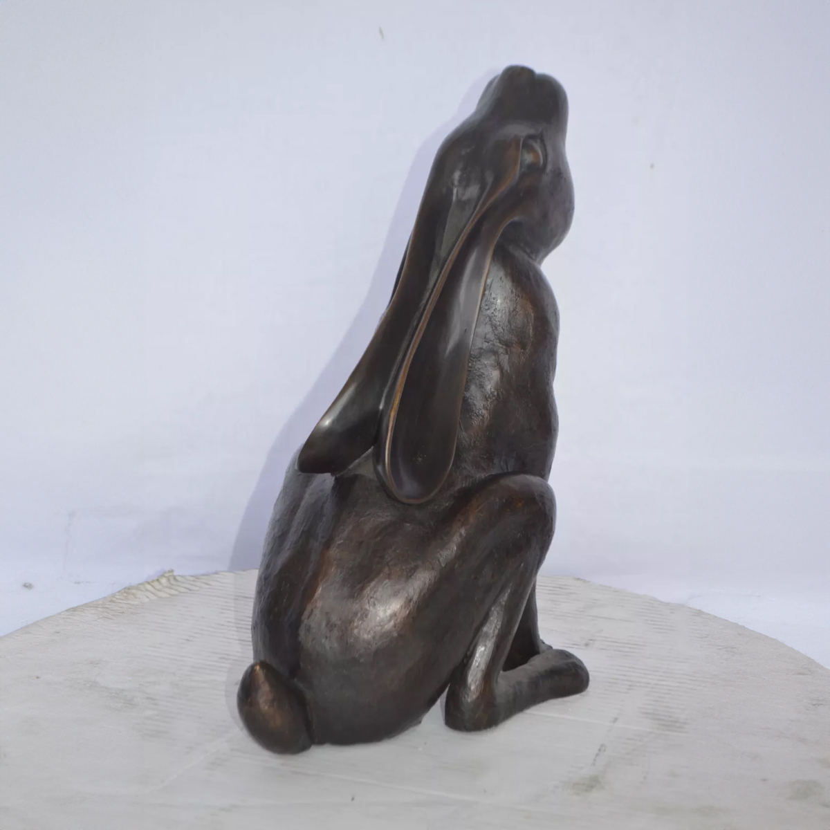 Moon Gazing Hare Statue