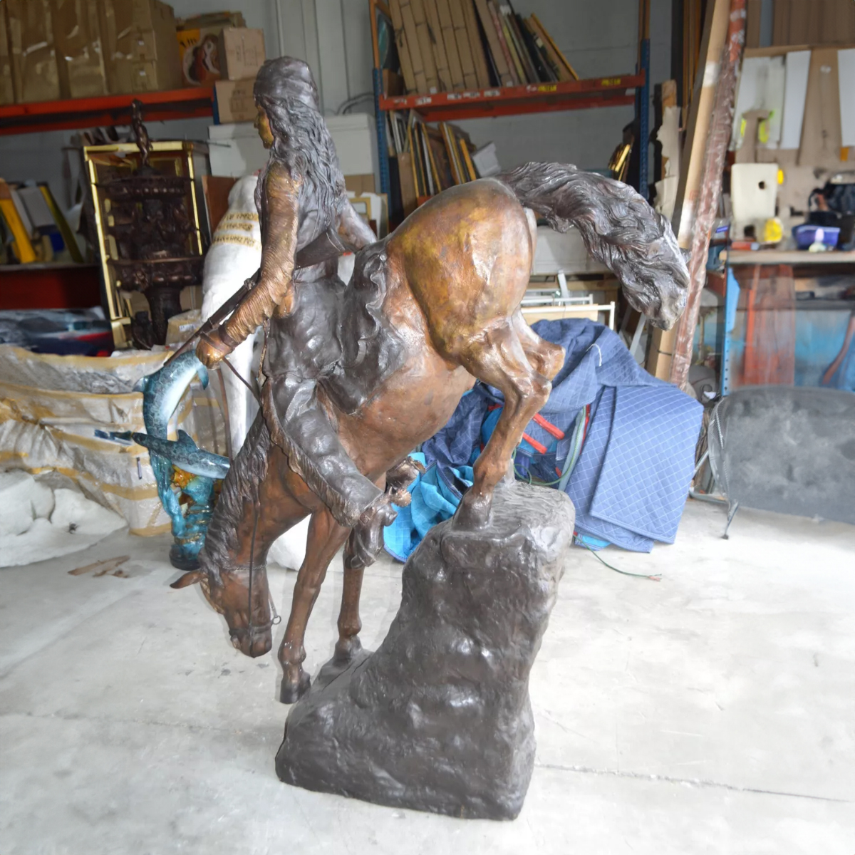 Mountain Man Bronze Sculpture