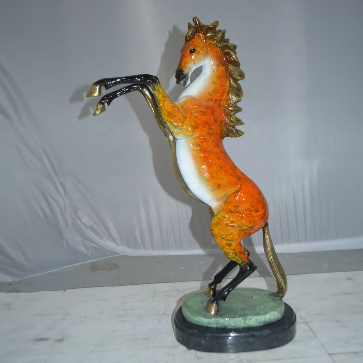 Rearing Horse Figurine