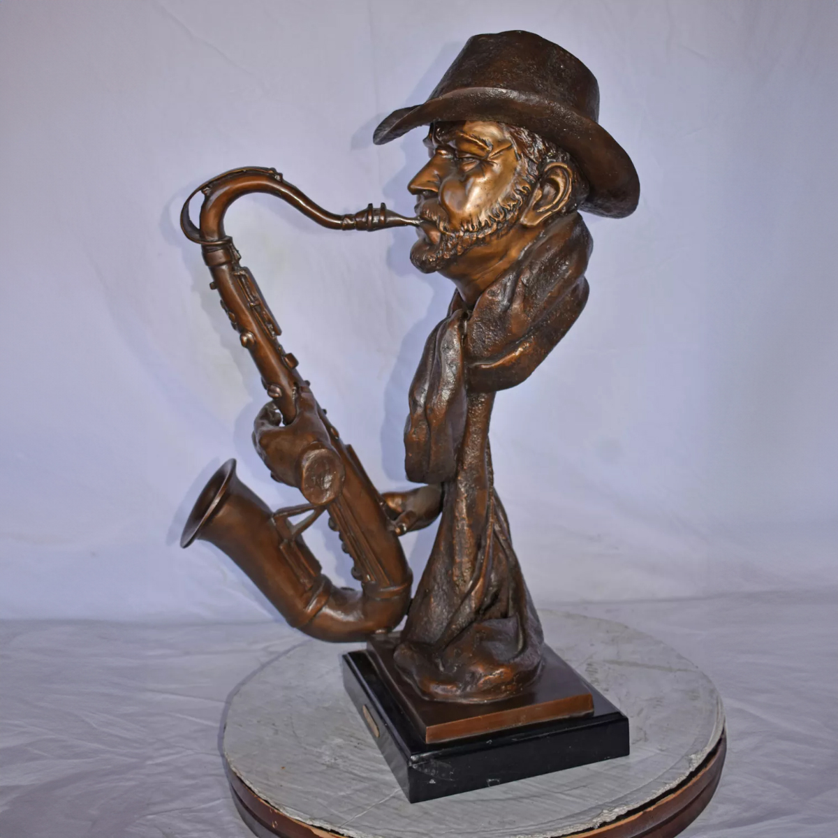 Saxophone Player Statue