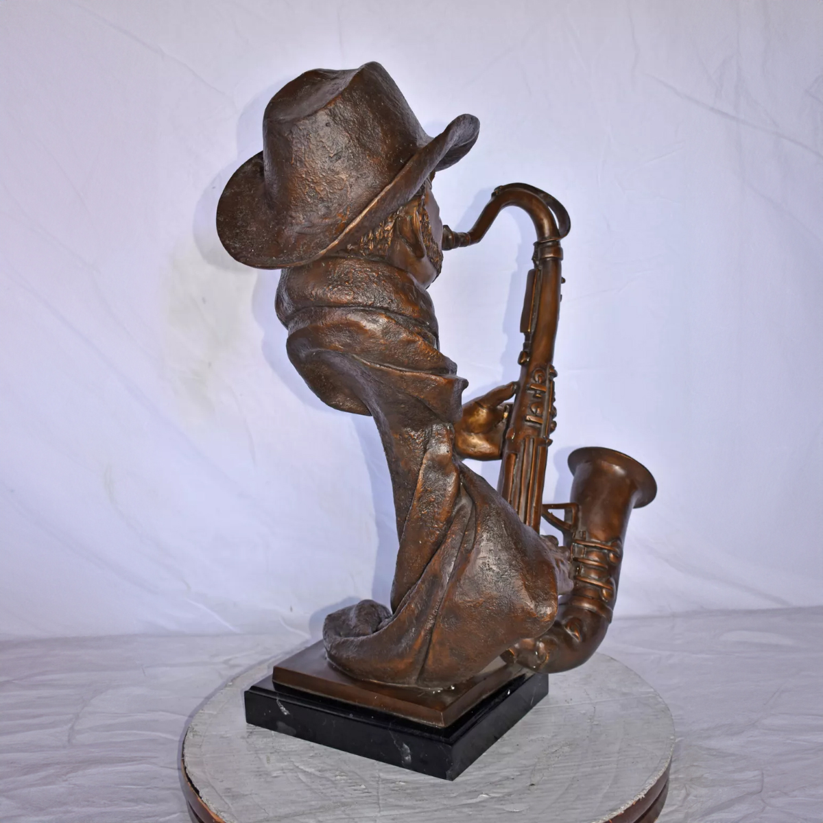 Saxophone Player Statue