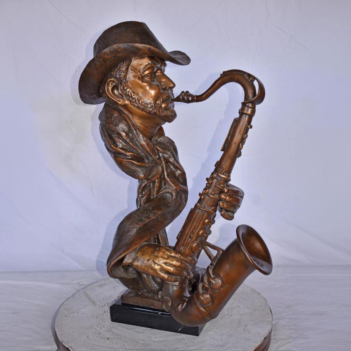 Saxophone Player Statue