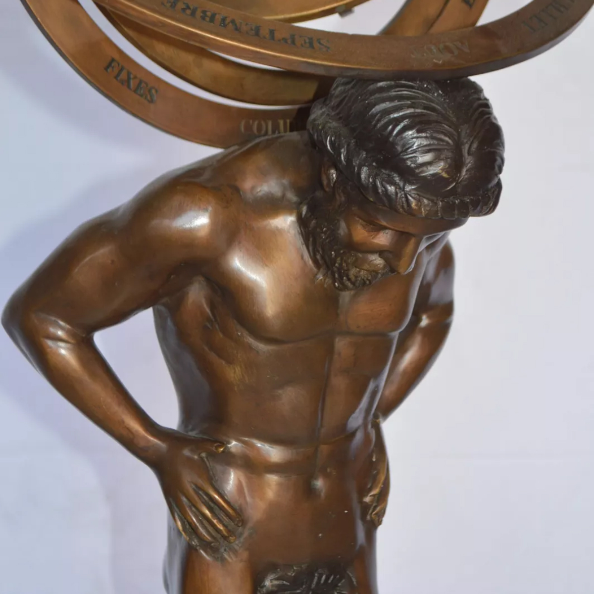 Atlas Bronze Statue