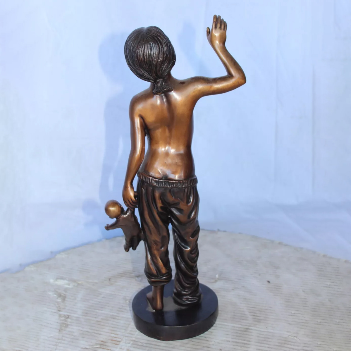 Shirtless Girl Statue for Sale