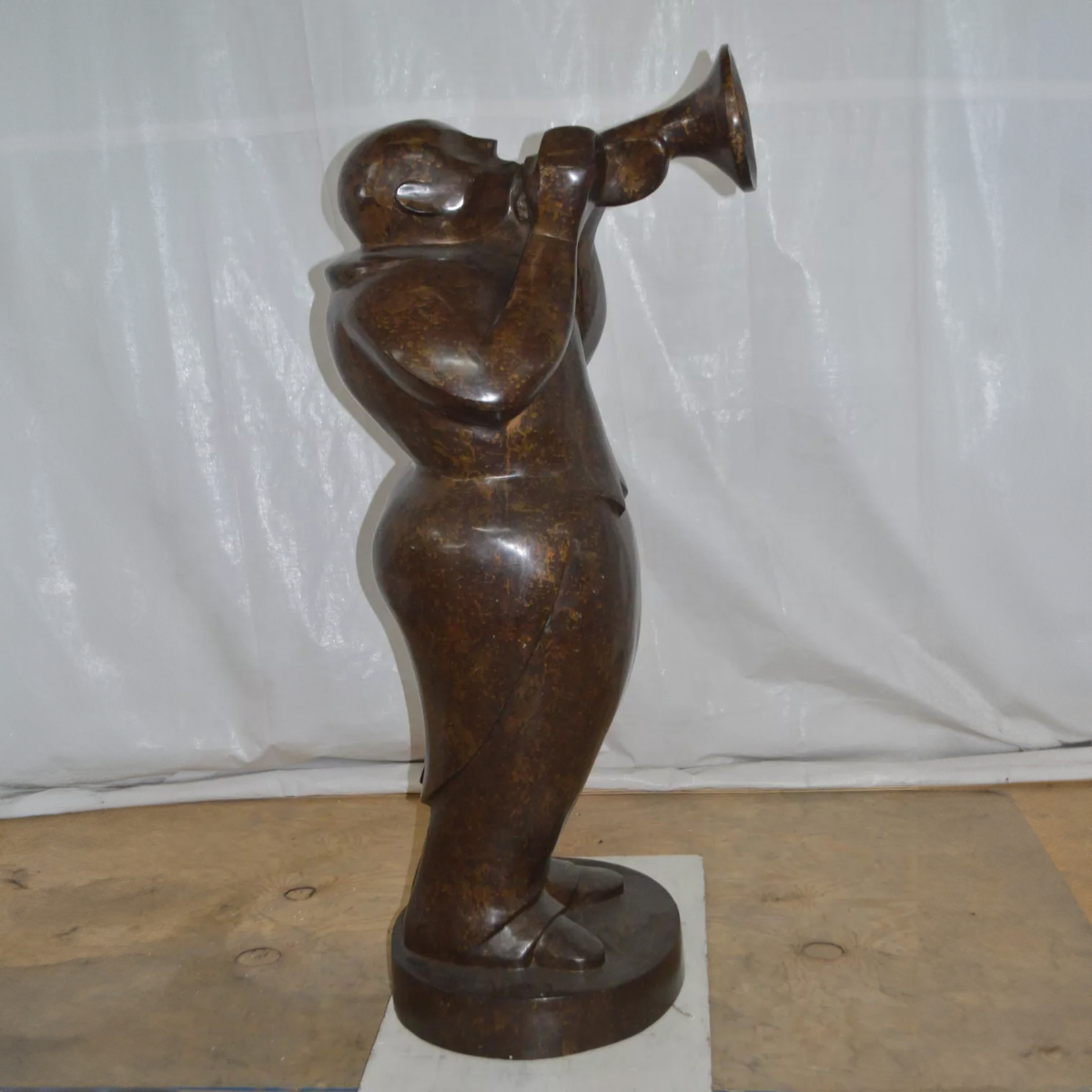 Trumpet Player Statue