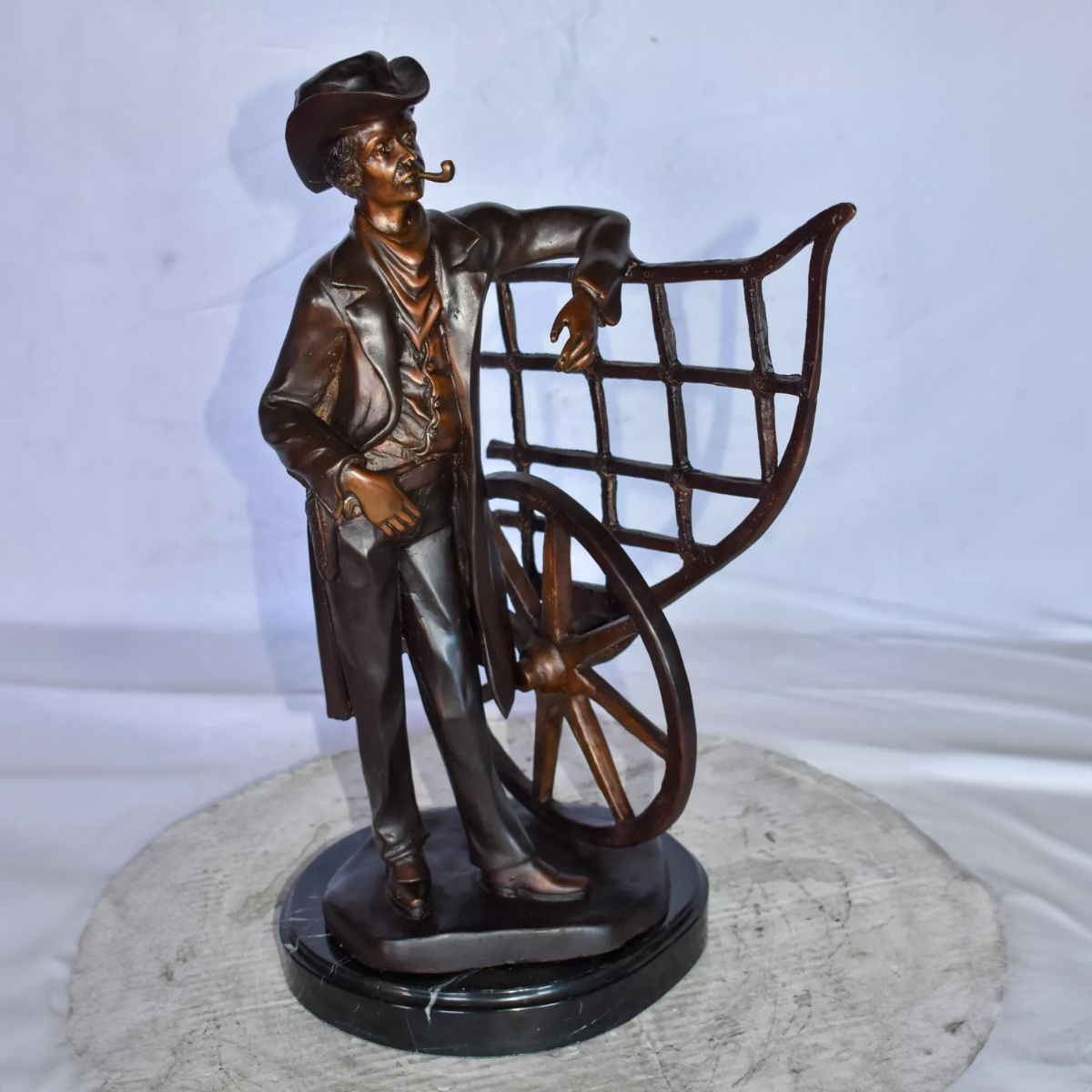 Vintage Cowboy Statue