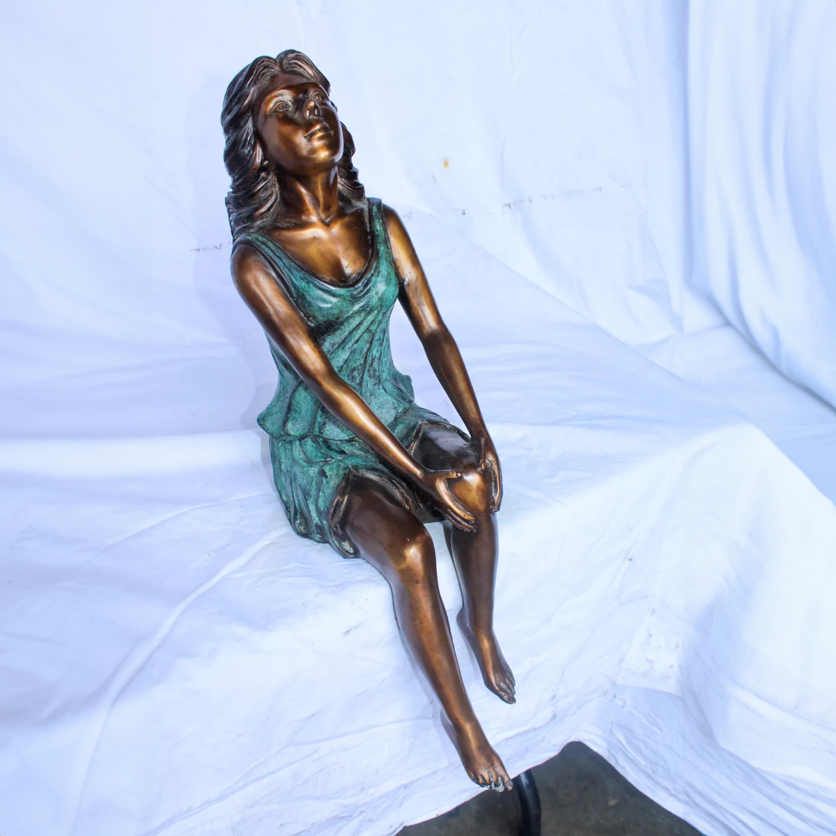 Woman Sitting Sculpture