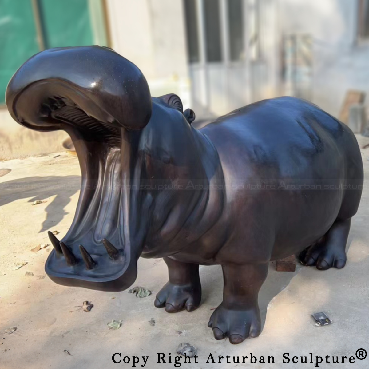 Bronze Hippo